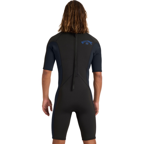 2026 Billabong Herre Absolute 2mm Back Zip Shorty Våddragt 24AW251601 - Ocean